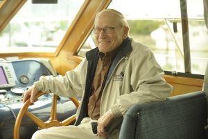 Frank Roppel on Boat