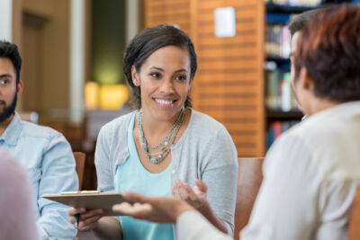 Stock Female Social Worker